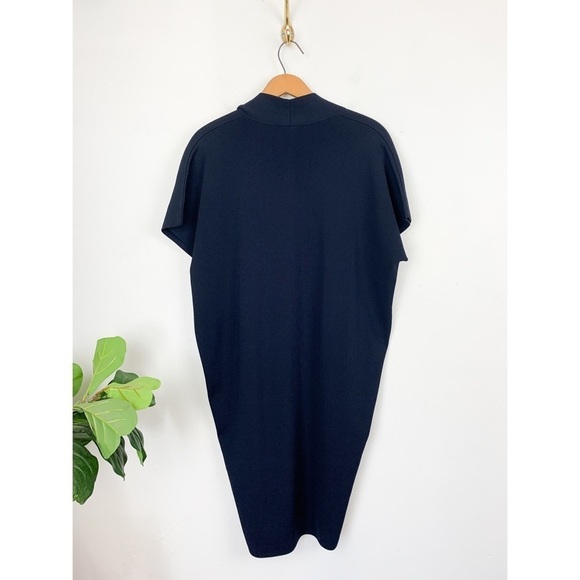 NWT Per Se by Carlisle Navy Blue Movie Star Draped Dress Sz XL - Picture 3 of 10